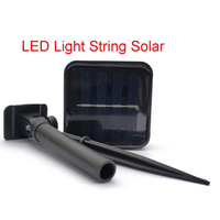 Guirlande lumineuse LED 80MM * 80MM Boîte de batterie solaire Contrôleur de puissance LED Extérieur Étanche IP65 8 Modes d'affichage