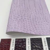 Cuir synthétique PU écologique grain crocodile imperméable pour sacs de voiture, chaussures, portefeuilles, étuis pour ordinateurs portables, simili cuir