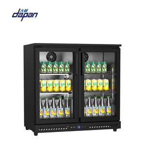Enfriador de Bar Independiente con 2 Puertas de Vidrio, Refrigerador Comercial de Sobremesa, Enfriador Bajo Barra, Refrigerador para Barra - Product Image 4