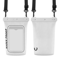 Pochette étanche pour téléphone portable en PVC pour sports nautiques en plein air, sac de téléphone portable portable et sécurisé pour téléphones portables et petits objets quotidiens