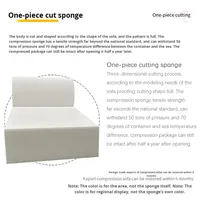 Canapé Minimaliste Italien à Siège Unique en Tissu avec Compression Électrique à Éponge Complète pour Salon Balcon Chambre à Coucher