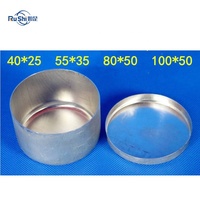 Boîte d'humidification en aluminium de laboratoire, récipient pour échantillons de sol pour test de séchage au four de la teneur en humidité du sol