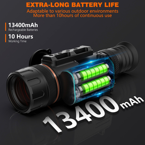 Lunette thermique LK-IR-325 avec vision nocturne infrarouge 384x288/25mm, 8 palettes de couleurs pour caméra de chasse, lunette thermique - Product Image 3