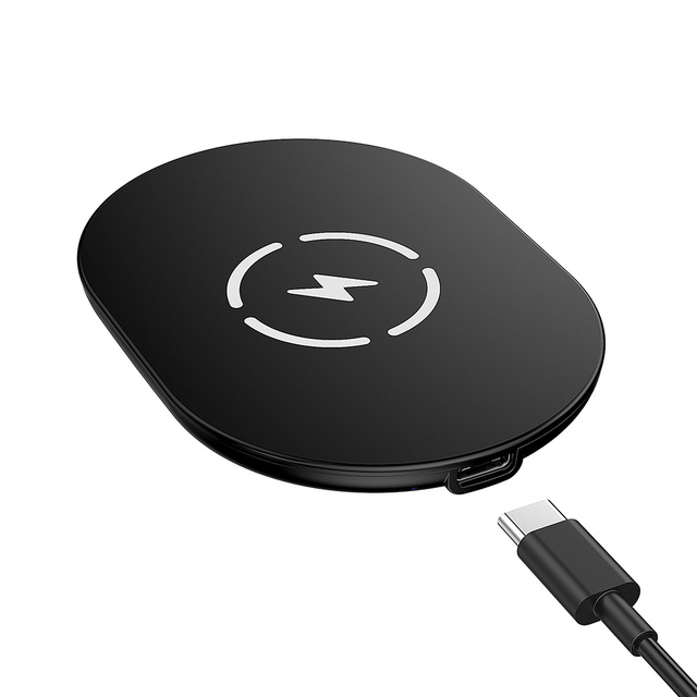 Factory Direct Ultra Thin Design 15W Magnetic Wireless Smart Fast Charging Pad LED Display Portable High Capacity Compatible for