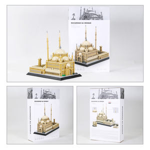 Wange 4229, modèle de blocs à assembler, Caire, Égypte, mosquée de Mahomet Ali, ensemble de blocs de construction éducatifs, collection de jouets en plastique - Product Image 6