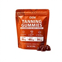 Permen Jeli Buah Luminous Moisturizing untuk Perawatan Kulit Sehari-hari, Bebas Gula, 180g 60 Buah