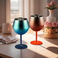 Vente en gros de flûtes à champagne incassables, en acier inoxydable plaqué argent, de luxe, pour bar, fête, mariage, avec logo personnalisé