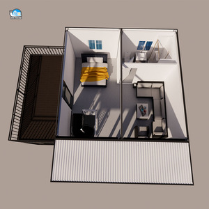 Economische, op maat gemaakte, modulaire woning van containers voor villa's en hotels, geschikt voor koud weer. - Product Image 6