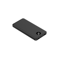 Banque d'alimentation double USB ultra-mince Type-C et Micro USB 10000 mAh avec affichage numérique LED et sortie 10W, câble inclus – Offre promotionnelle Alibaba