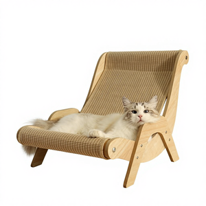 Grote kattenfauteuil Krabplank voor katten Kattenbank Huisdierhangmat Hennep Slijpklauw Grijppad Krasbestendig kattennest - Product Image 1