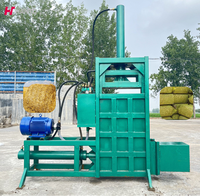 Compacteur de biomasse polyvalent, modèles personnalisables, presse à balles verticale robuste pour foin, construction solide pour l'exportation vers l'Europe et l'Amérique