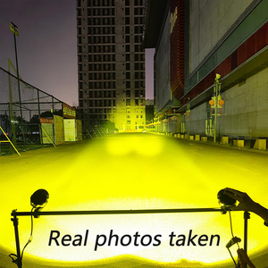 Đèn pha siêu sáng 3,5 inch Đèn <span class=keywords><strong>LED</strong></span> màu vàng hổ phách làm việc lái xe Đèn sương mù đa năng Xe máy xe máy - Product Image 6