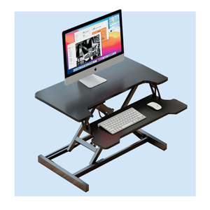 Barato plegable moderno Oficina Dual Monitor Mesa Elevador Altura ajustable Sit Stand Up <span class=keywords><strong>Desk</strong></span> Standing <span class=keywords><strong>Desk</strong></span> Converter - Product Image 1