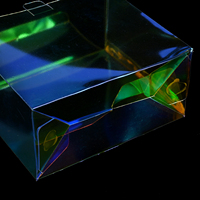 Boîte de rangement holographique personnalisée en gros pour cartes à collectionner Pokémon, boîte booster ETB, boîte de rangement irisée arc-en-ciel