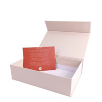 Boîte cadeau pliante magnétique personnalisée de luxe, design pour mariage, anniversaire, remise de diplôme