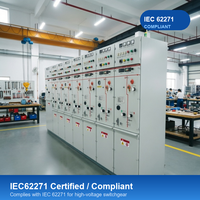 Haowei HGXN99-12 12kV 630A Bebas SF6 Berinsulasi Nitrogen Modular Berlapis Logam IP67 Distribusi Daya Industri IEC 62271-200 Ring
