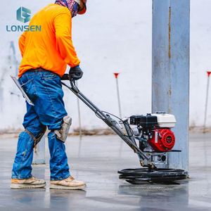 CTE424 Small <b>Walk</b> Behind Concrete Edge Corner Power Trowel <b>Machine</b> - Product Image 3