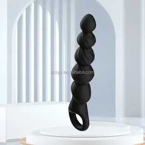 Hot-selling decorative magnetic rechargeable hollow plug anal pour female prostate massage with penis ring