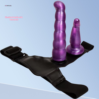 New Design Wearable Strap on Dildo Harness Kit für Frauen Enthält realistischen Silikon dildo und verstellbaren Unterwäsche dildo