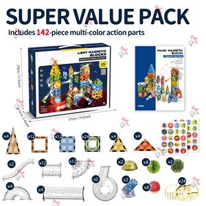 Tendence 2026 Circuit <span class=keywords><strong>de</strong></span> course éducatif STEM, jouets magnétiques à construire soi-même, <span class=keywords><strong>jeu</strong></span> <span class=keywords><strong>de</strong></span> piste à billes, briques lumineuses magnétiques pour enfants - Product Image 6