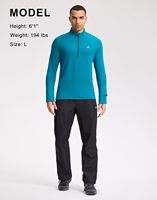 Pantalon de pluie imperméable 3L pour homme Pioneer Camp, coque technique respirante avec fermetures éclair latérales pour le trekking et le ski