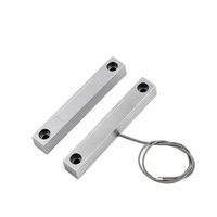 Sensor Kontak Pintu Gerbang Logam Magnet Neodymium Tahan Air/Tahan Cuaca, Saklar Magnetik, Alarm Strobo, Tipe Normally Closed