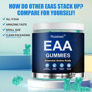 תוספי תזונה גומי EAA עם 9 חומצות אמינו חיוניות, בטעם טבעי, באיכות מזון, לגדילת שרירים והתאוששות, תחת מותג פרטי OEM סיטונאי - Product Image 5