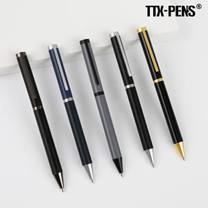 <span class=keywords><strong>Stylo</strong></span> bille rétractable effaçable à encre liquide de couleur métallique sophistiquée TTX, pointe de 1,0 mm, avec clip métallique - Product Image 3