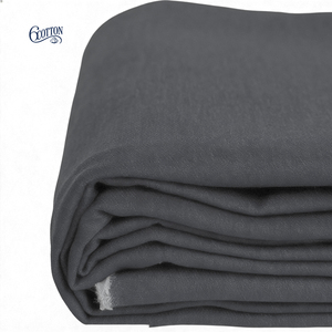 Tissu denim gris foncé SIXCOTTON 10,6 oz, 50/50 coton polyester, 180 cm, tissage sergé pour veste uniforme, Tela De Mezclilla Blanca - Product Image 2