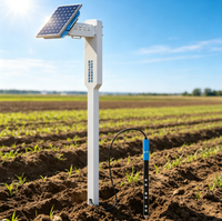 Station de capteur d'humidité du sol modulaire 4G LoRa WiFi, système de surveillance sans fil à énergie solaire pour l'agriculture et les serres