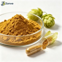 Pasokan Pabrik Bubuk Ekstrak Bunga Hop Herbal Kelas Makanan dalam Jumlah Besar 10:1 20:1 dan Bubuk Ekstrak Bunga Hop Flavonoid