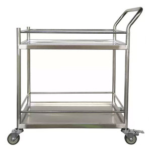 Chariot à viande en acier inoxydable à 3 niveaux, chariot mobile pour <span class=keywords><strong>boucherie</strong></span>, stockage et présentation de <span class=keywords><strong>la</strong></span> viande, transformation - Product Image 2