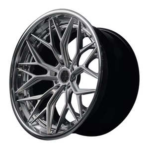 Jantes de voiture forgées en deux parties personnalisées de 17, 18, 19, 20, 21, 22, 23, 24 pouces, 5x114.3, 5x112, en alliage noir et gris pour <span class=keywords><strong>BMW</strong></span> F80 F82 M8 M3 M4 M5 X5 <span class=keywords><strong>Z4</strong></span> - Product Image 2