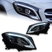 Pour Mercedes GLA GLA 15-19 Phare avant LED avec sourcils LED DRL, remplacement direct OEM