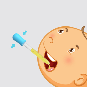 2.5ml Silicone và nhựa lỏng pipettes bé ăn y học ống nhỏ giọt - Product Image 2