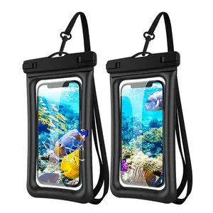 hot sale high quality float Waterproof PVC Mobile Phone Cases Pouch IP68 Waterproof Bag Cell Phone Bag With Lanyard