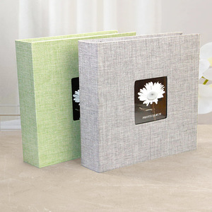 <span class=keywords><strong>Album</strong></span> Fotografico di Alta Qualità in Lino con Copertina Rigida 4R/6 Pollici, 50 Pagine, Contiene da <span class=keywords><strong>200</strong></span> a 300 <span class=keywords><strong>Foto</strong></span> - Product Image 3