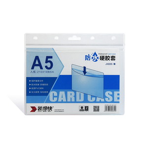 Horizontal PVC Badge Card <strong>Holder</strong> With Waterproof <strong>Zip</strong> <strong>Lock</strong> - Product Image 3