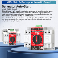 Boîtier de Commutation Automatique Double YRO ATS 2P, Équipement de Commutation de Puissance 230V, Commutateur de Transfert Automatique d'Usine