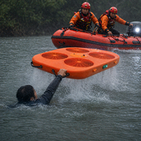 Drone robot de sauvetage aquatique, bateau de sauvetage amphibie, portée de 10 km, caméra HD 720p, retour intelligent, télécommande, équipement de sauvetage
