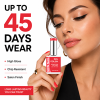 Kit de vernis à ongles UV professionnel pour salon, blanc neige super éclatant, formule végane, écologique et non toxique, en flacon.