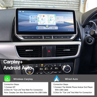 HFMidia 10,25 pouces pour Mazda CX-5 2013-2015 Lecteur multimédia de voiture prenant en charge la lecture vidéo, CarPlay sans fil, Android Auto et GPS