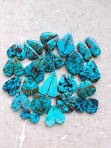 Chrysocolle de haute qualité, pierre précieuse en vrac, 100% naturelle, cabochon de chrysocolle fait main, pierre de chrysocolle pour la lithothérapie, pour la fabrication de bijoux - Product Image 3