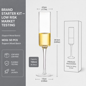 Flûte <span class=keywords><strong>à</strong></span> <span class=keywords><strong>champagne</strong></span> moderne en cristal sans plomb, verre <span class=keywords><strong>à</strong></span> vin mousseux <span class=keywords><strong>à</strong></span> paroi droite, <span class=keywords><strong>coupe</strong></span> <span class=keywords><strong>à</strong></span> toasts pour mariage - Product Image 2
