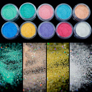 Glitter Chunky Resistente ai Solventi in PET, Mix Olografico Macaron, Polvere Glitter Ecologica a Forma <span class=keywords><strong>di</strong></span> <span class=keywords><strong>Cuore</strong></span> per Tumbler e Sfera <span class=keywords><strong>di</strong></span> <span class=keywords><strong>Neve</strong></span> - Product Image 4