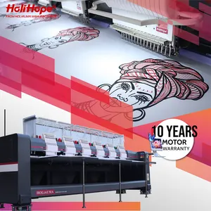 סין HOLIAUMA 10 שנות אחריות HOLIHOPE tajima מכונת רקמה מכונת רקמה משומשת מכונת מערכת מנוע סרוו מלא