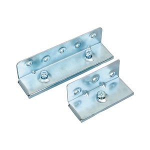 Cerniera <span class=keywords><strong>per</strong></span> staffa letto in ferro zincato resistente, connettore angolare a L <span class=keywords><strong>per</strong></span> telaio letto in legno, accessori <span class=keywords><strong>per</strong></span> mobili - Product Image 1