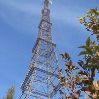 Tour de télécommunication à auto-antenne en treillis angulaire à pylône en acier à 4 pattes du fabricant