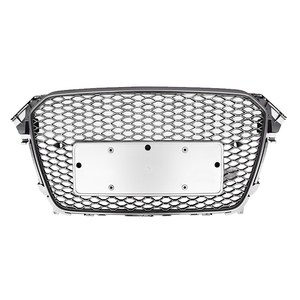 Xe <span class=keywords><strong>A4</strong></span> S4 front bumper nướng <span class=keywords><strong>rs4</strong></span> phong cách trung tâm tổ ong lưới đen nướng cho <span class=keywords><strong>Audi</strong></span> <span class=keywords><strong>A4</strong></span> S4 <span class=keywords><strong>b8.5</strong></span> 2013 2014 2015 2016 - Product Image 3
