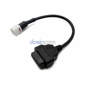 Cable OBD2 de 4 Pines a Hembra de 16 Pines para <span class=keywords><strong>Motocicleta</strong></span> Yamaha - Product Image 1
